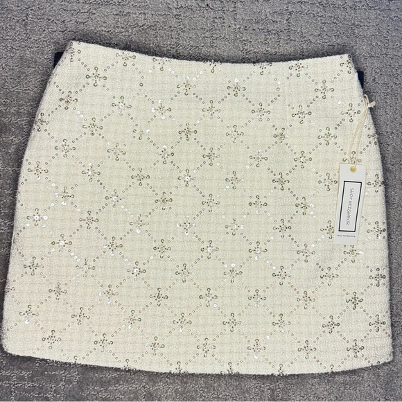 Shop Neighbor Dresses & Skirts - 💰⬇️ Cream Skirt with Sequin Details